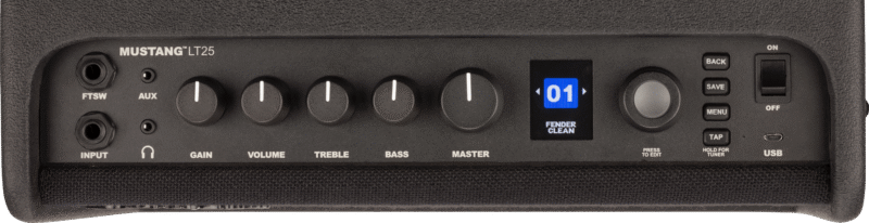 Fender Mustang LT25 - Controls
