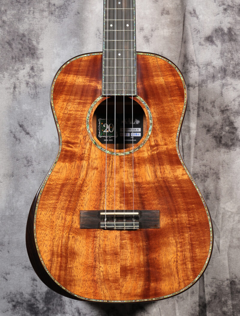 Kala 20th Anniversary Solid Koa Top African Mahogany Baritone