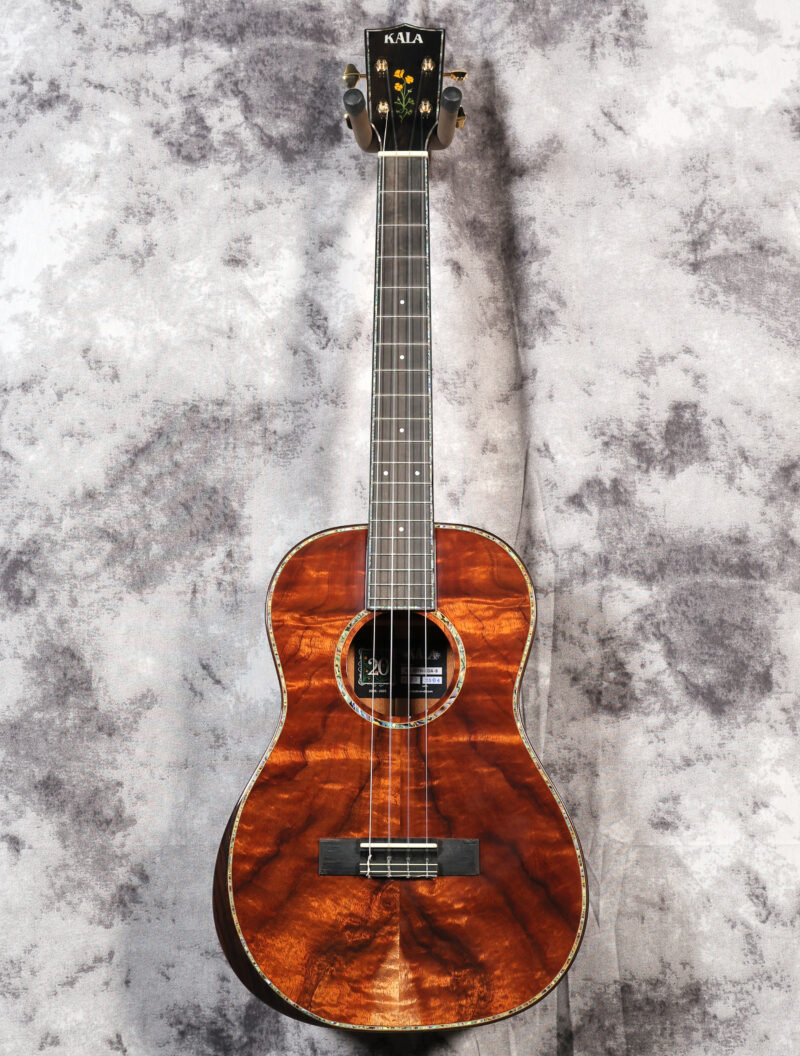 Kala 20th Anniversary Solid Koa Top African Mahogany Baritone - Image 4