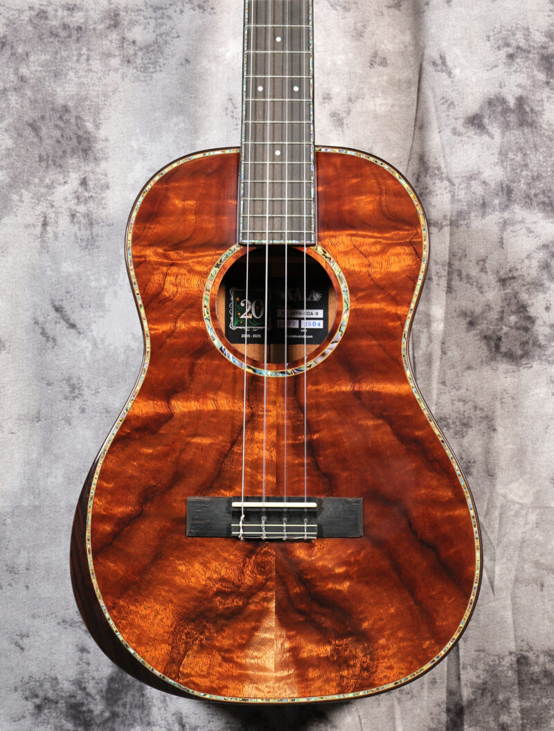 Kala 20th Anniversary Solid Koa Top African Mahogany Baritone
