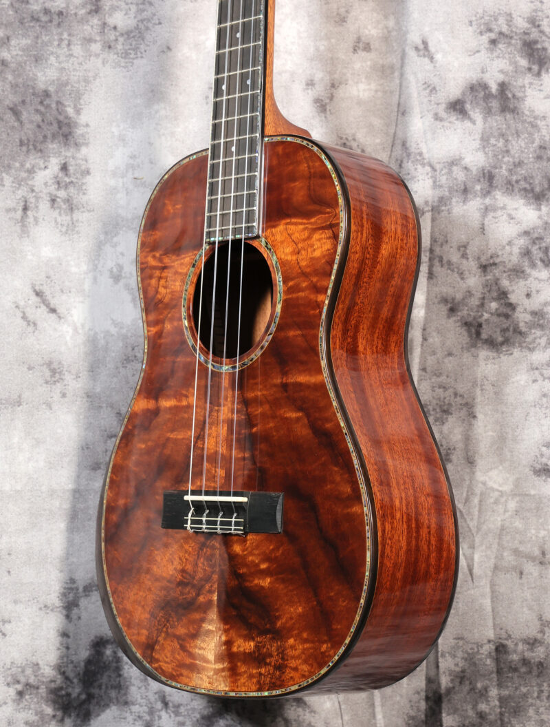 Kala 20th Anniversary Solid Koa Top African Mahogany Baritone - Image 3