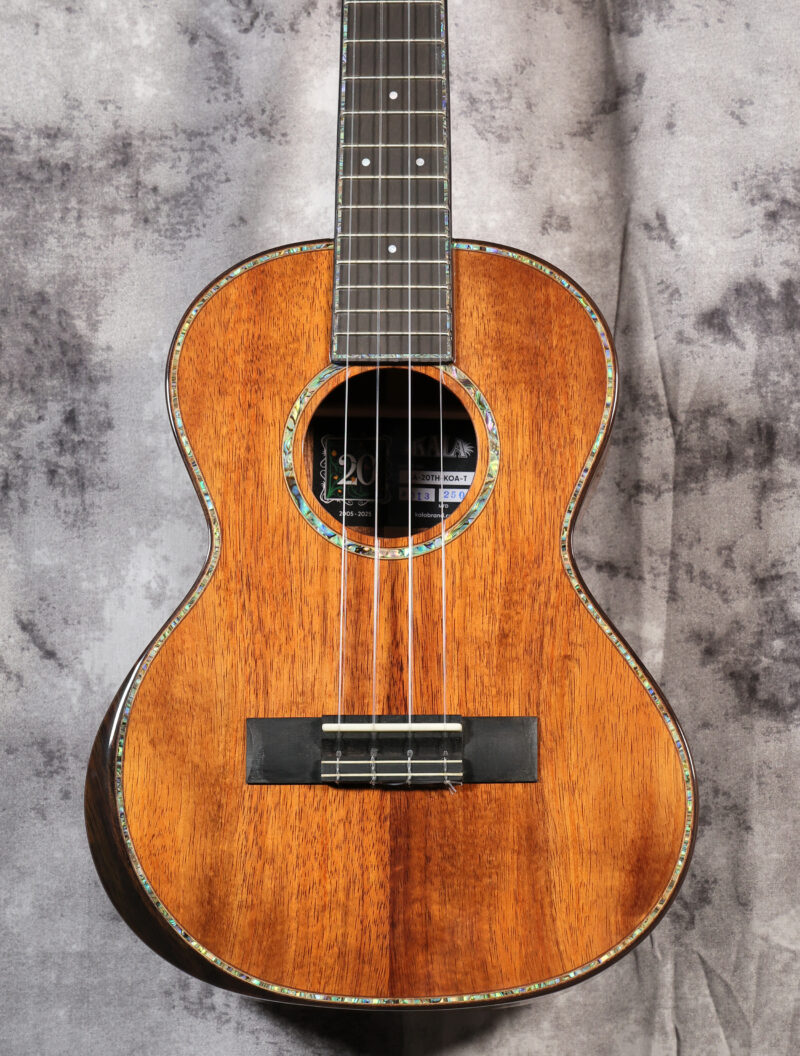 Kala 20th Anniversary Solid Koa Top African Mahogany Tenor