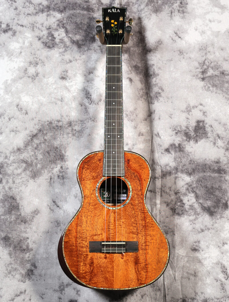 Kala 20th Anniversary Solid Koa Top African Mahogany Tenor XL - Image 4
