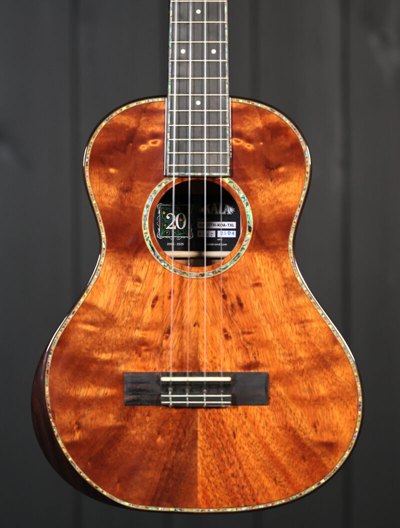 Kala 20th Anniversary Solid Koa Top African Mahogany Tenor XL