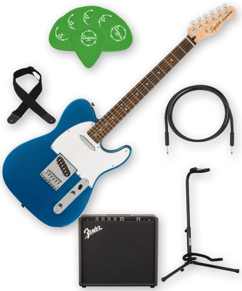Squier Affinity Telecaster Bundle (Lake Placid Blue)  AVAILABLE IN STORE ONLY