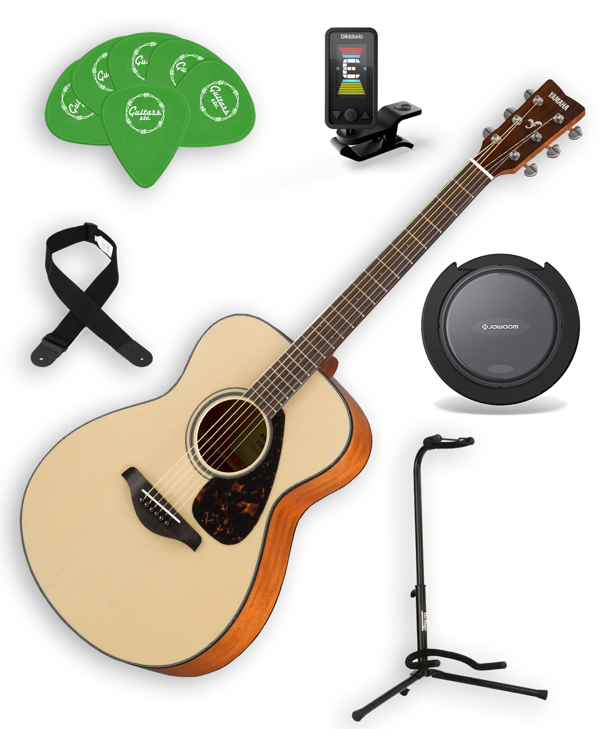Yamaha FS800 Acoustic Guitar Essentials Bundle AVAILABLE IN STORE ONLY
