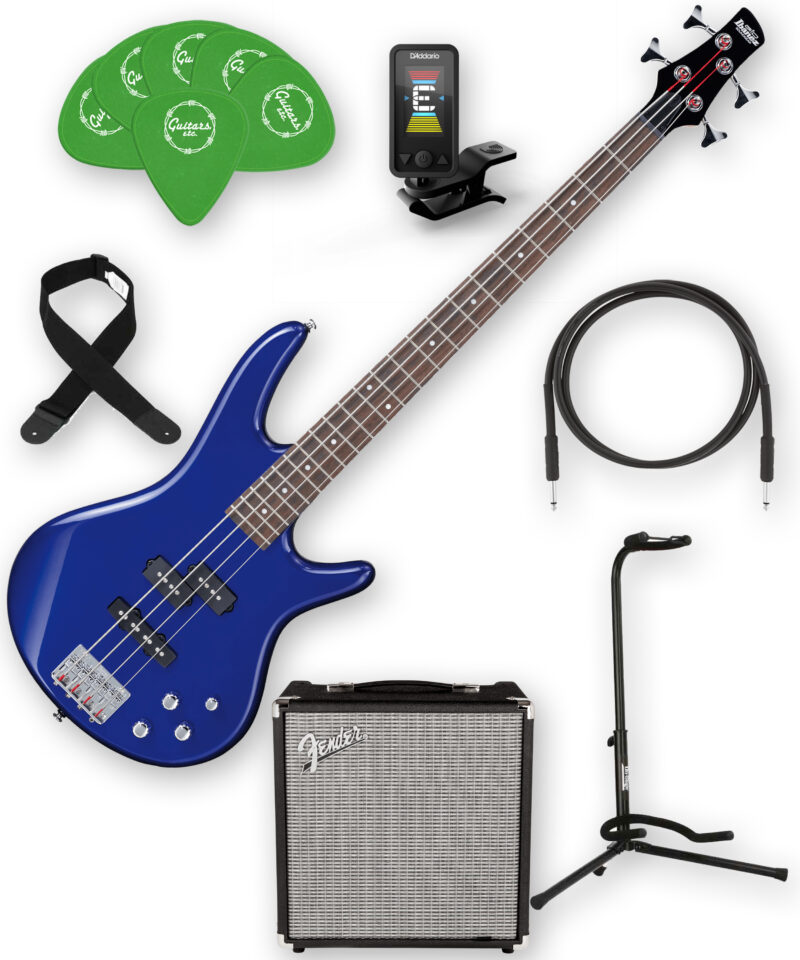 Ibanez Gio GSR200JB Bundle (Jewel Blue) AVAILABLE IN STORE ONLY
