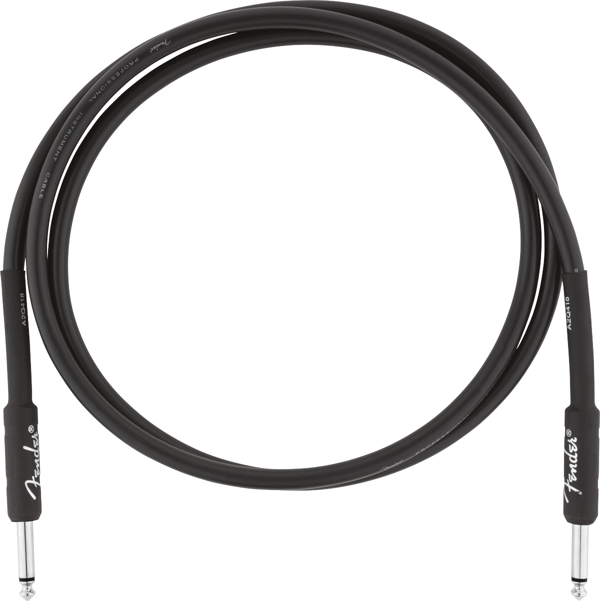 Fender PRO 5' Instrument Cable Black - Straight/Straight - Image 2