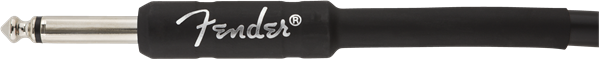 Fender PRO 15' Instrument Cable Black - Angle/Straight - Image 3