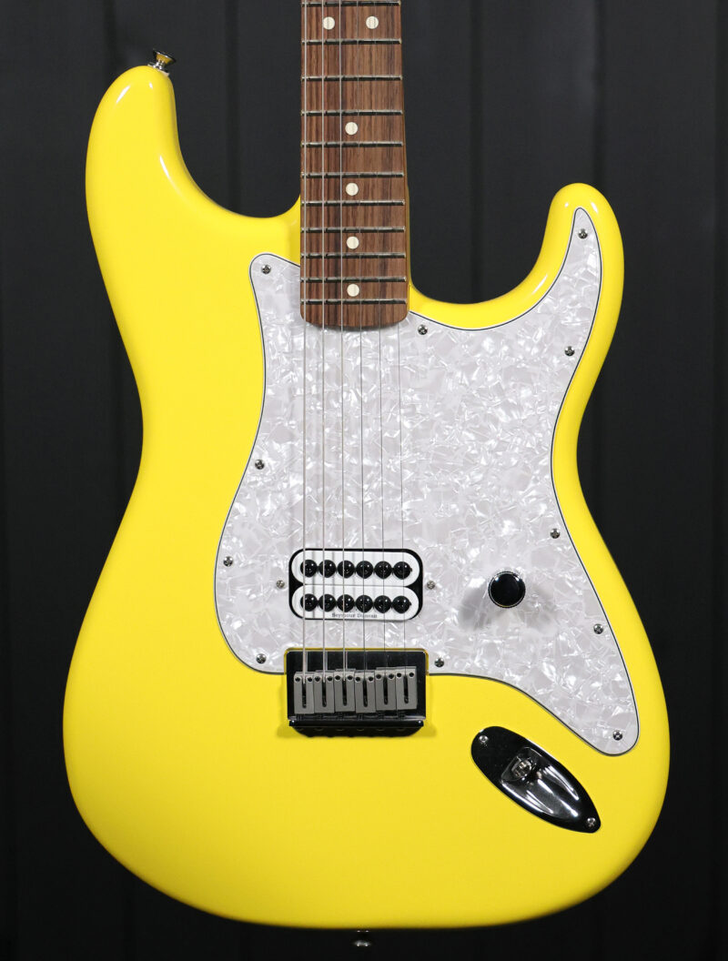 Fender Tom DeLonge Stratocaster Electric Guitar – Graffiti Yellow