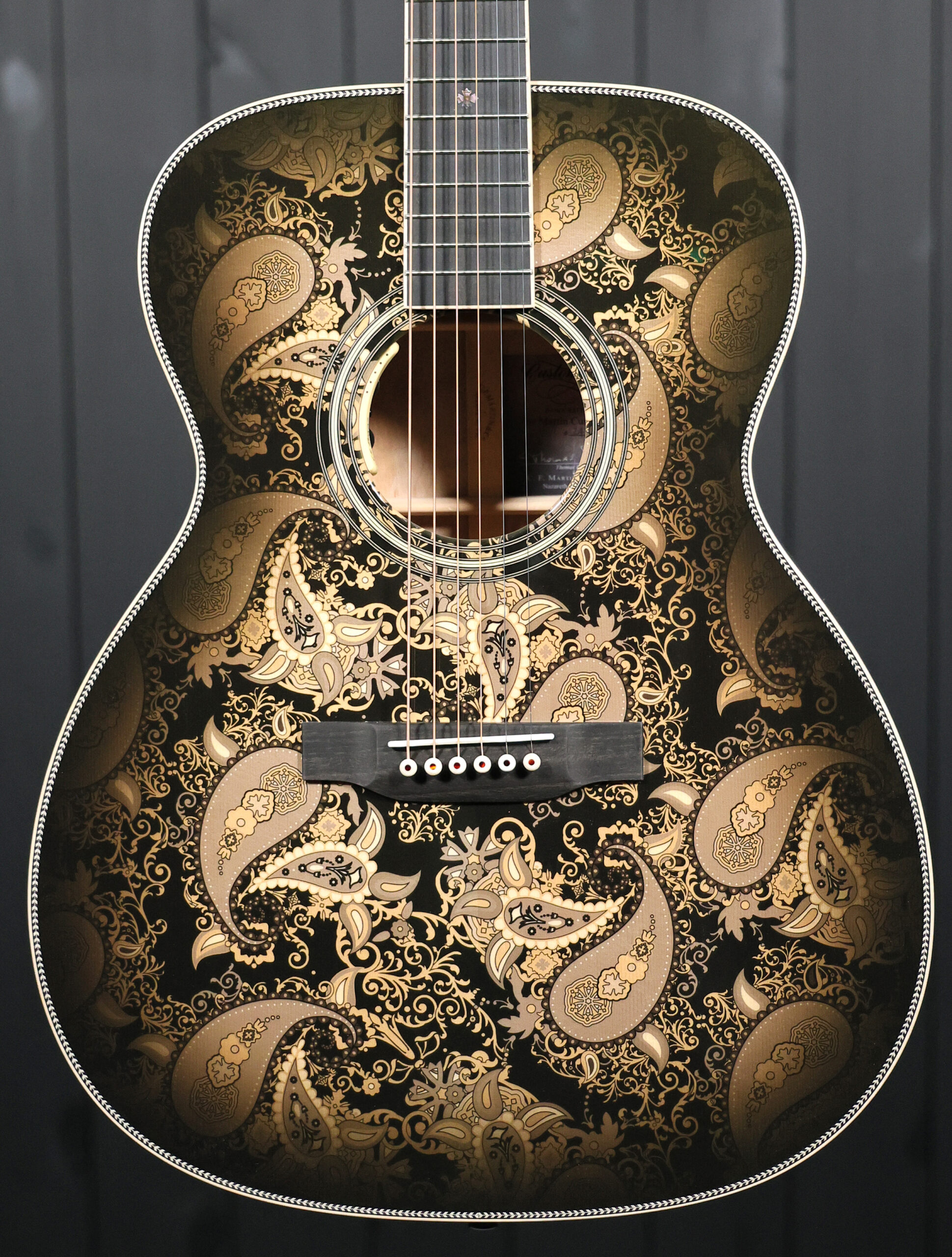 Martin Custom Shop M Paisley Ember Burst